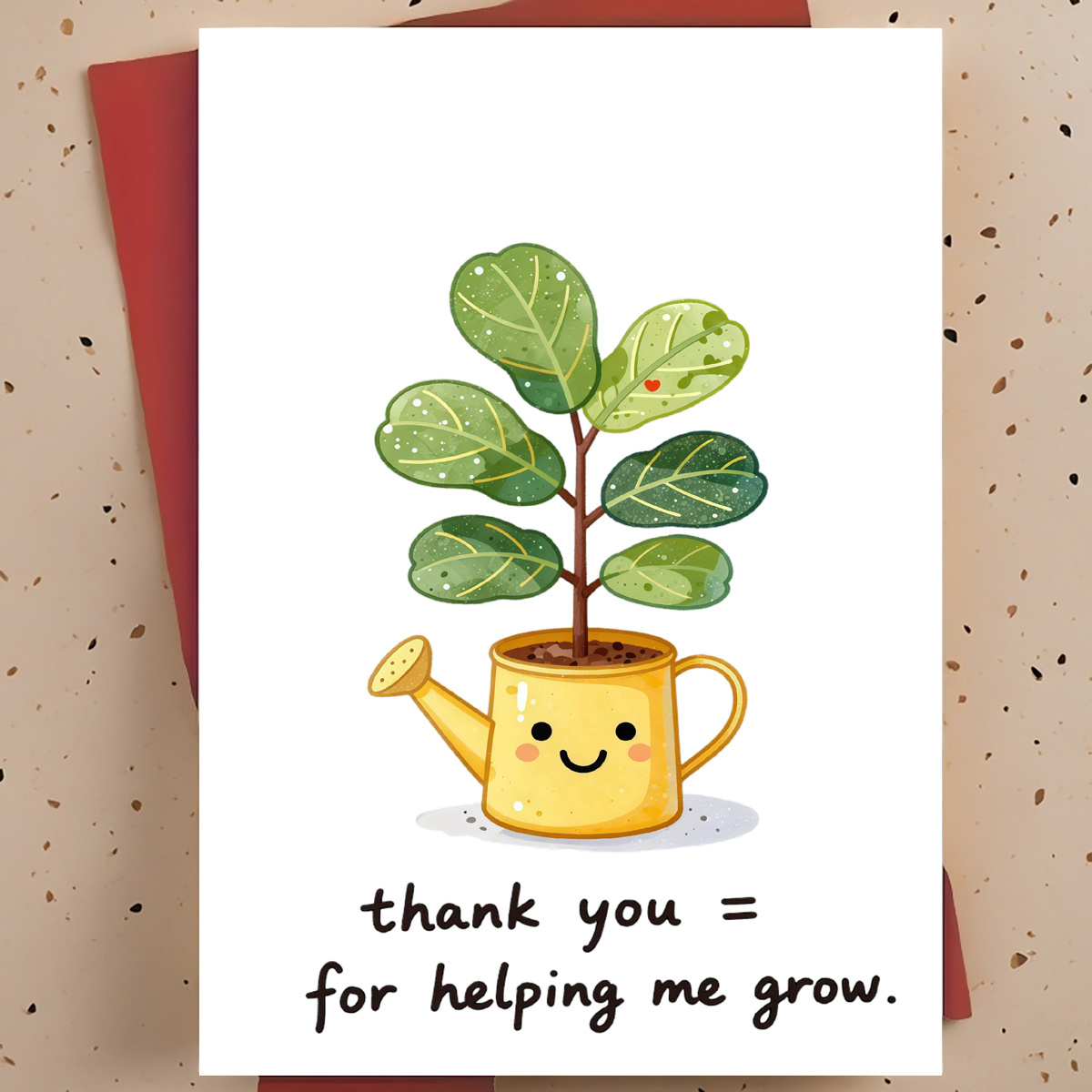 The Plant Parent - 1 Sweet and Warm Thank-you Card