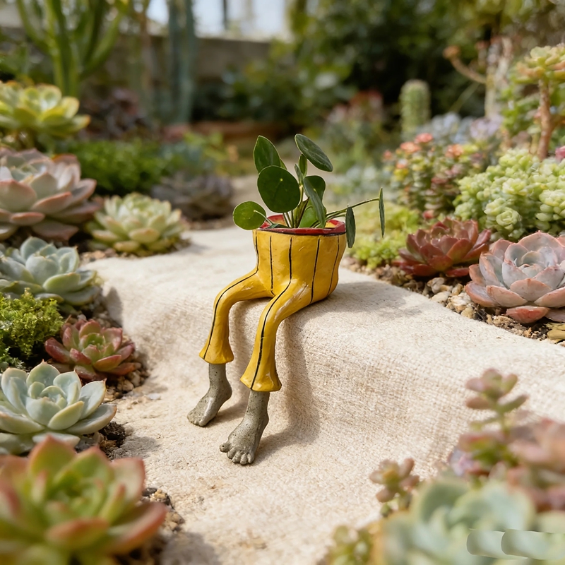 The Plant Parent - Whimsical Resin Leggy Planter Legs Ceramic