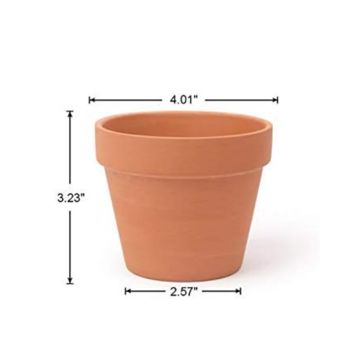 6pcs 4 inch Terracotta Pots Fl - Cactus Mix Pot review and price