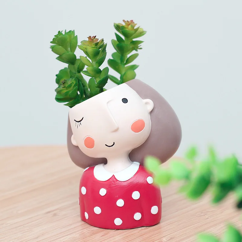 Lovely Girl Flower Pot for Suc - Cactus Mix Pot review and price