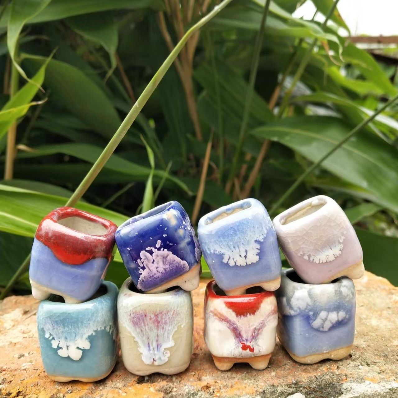 10Pcs Mini Ceramics Fowerpot M - Cactus Mix Pot review and price