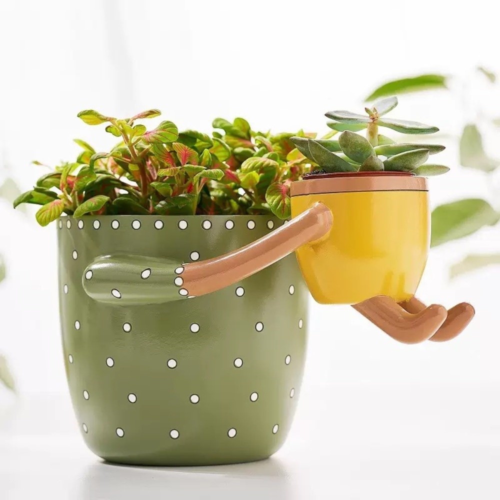 Resin Parent-child Flowerpot F - The Plant Parent review and price