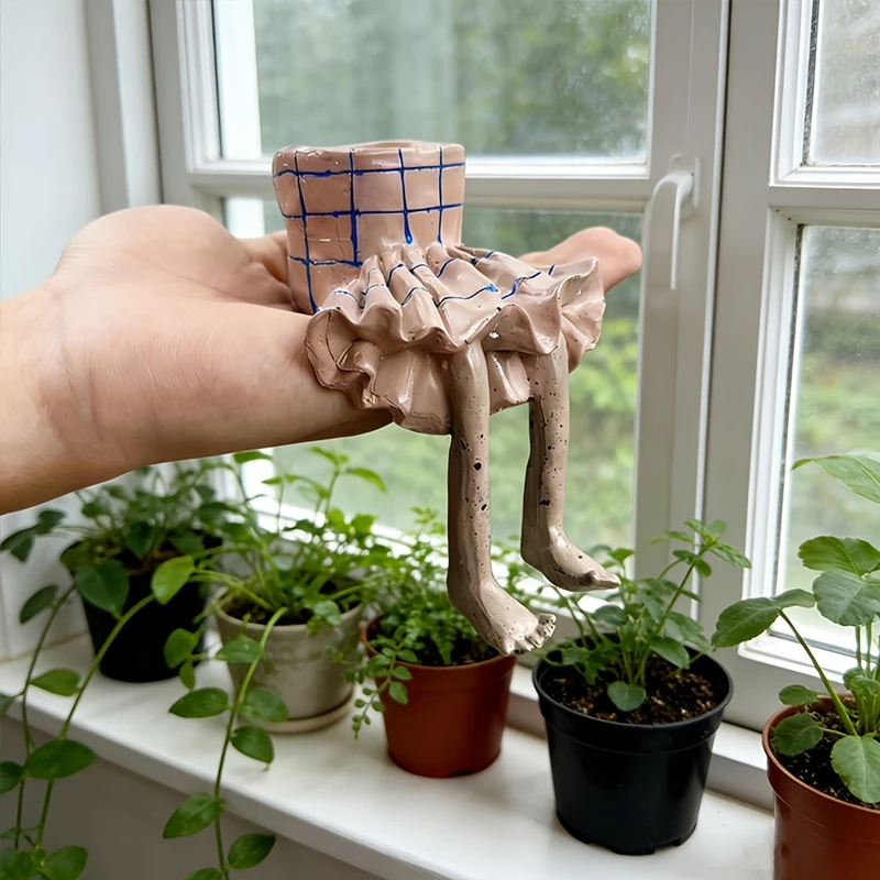Whimsical Resin Leggy Planter  - The Plant Parent review and price