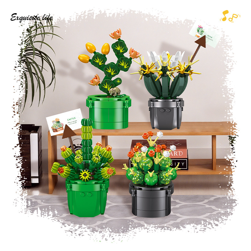 JIE-STAR JJ9175 Cactus Succule - Cactus Mix Pot review and price